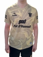 O'Neills Clare GAA Training Jersey 2024 Gold Black Age 7-8